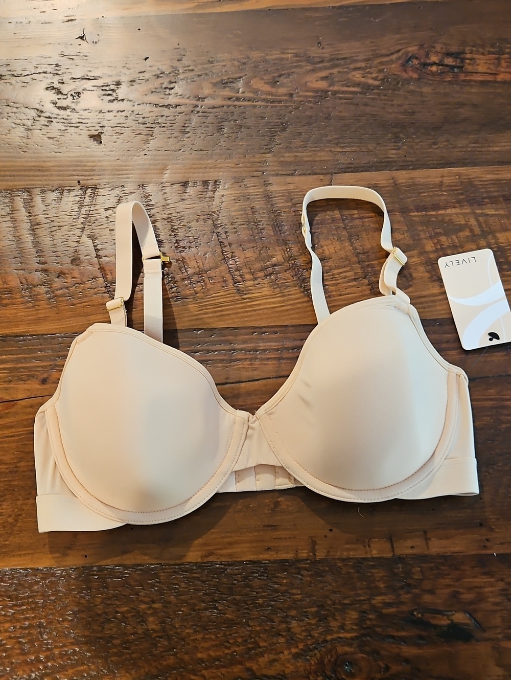Nwr Lively Smooth Light Nude T-Shirt Bra - Supportive Everyday Comfort